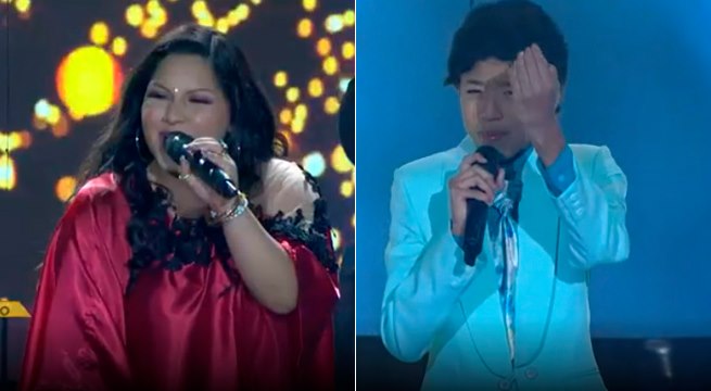 La imitadora de ‘La India’ sorprendió al imitador de ‘Manuel Donayre’