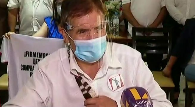 Ciro Gálvez retoma actividades proselitistas tras superar la Covid 19