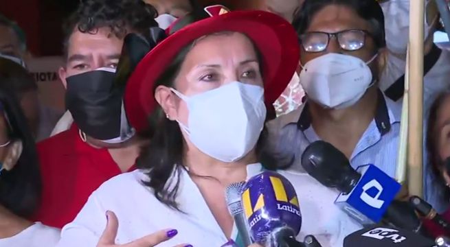 Dina Boluarte, vicepresidenta de Perú Libre: 