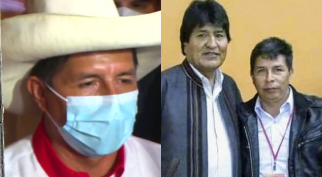 Pedro Castillo comentó respaldo de Evo Morales a su candidatura
