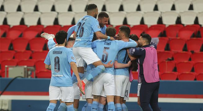 Manchester City pone un pie en la final de la Champions League