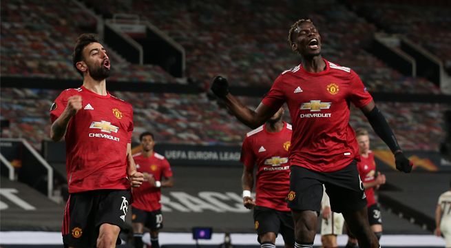 Manchester United golea a la Roma y se acerca a la final de la Europa League