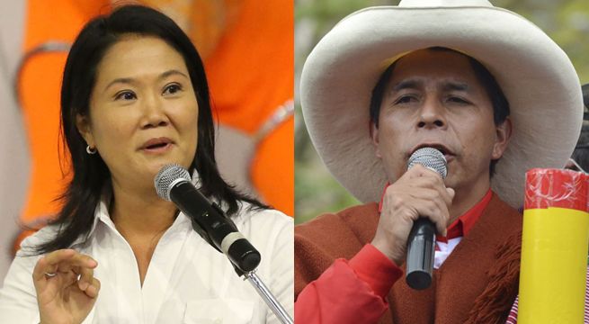 Keiko Fujimori crece 8 puntos y se acerca a Pedro Castillo, según encuesta de Datum