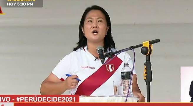 Keiko Fujimori promete eliminar la ideología de género en los contenidos escolares