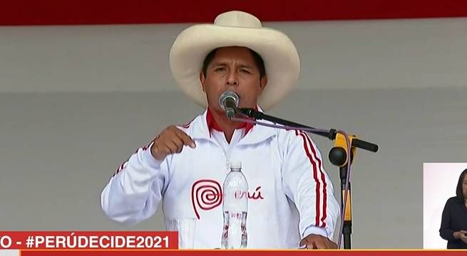 Pedro Castillo propone no importar productos que el pueblo produce