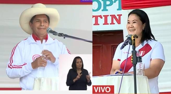 Keiko Fujimori a Pedro Castillo: “No te corras, Pedro”