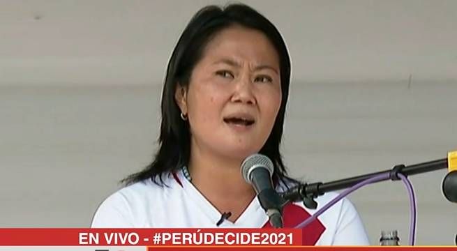 Keiko Fujimori: “Tenemos un equipo de primer nivel a diferencia del otro candidato”