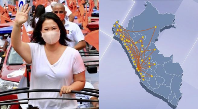 Keiko Fujimori: la ruta de la candidata antes de la primera vuelta