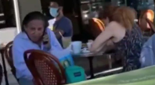 Alejandro Toledo es captado con Eliane Karp en restaurante de California