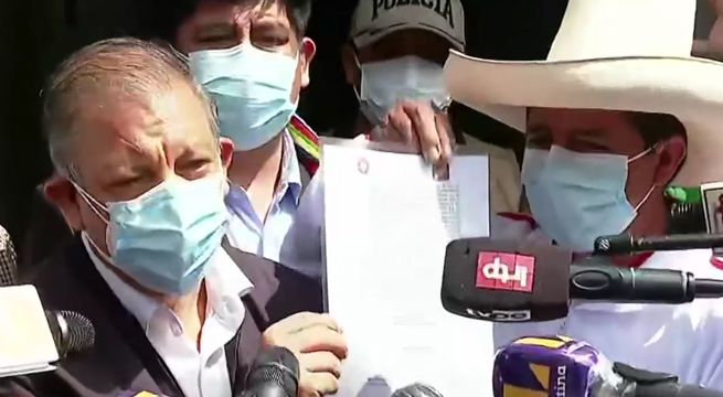 Marco Arana manifestó respaldo a Pedro Castillo en la segunda vuelta