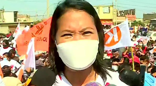 Keiko Fujimori indicó que su eventual viaje a Ecuador no representa peligro de fuga