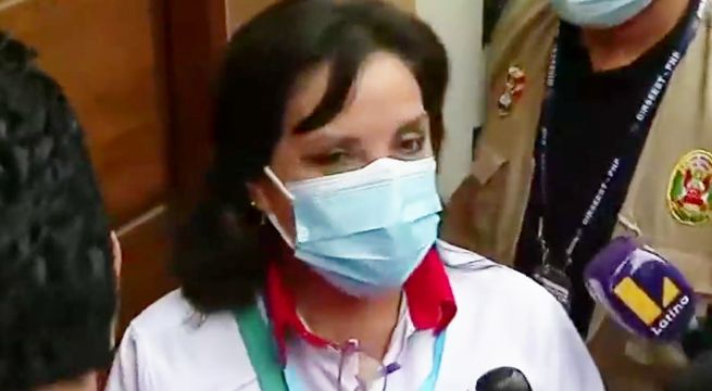 Dina Boluarte comentó simulacro que registra empate estadístico entre Castillo y Fujimori
