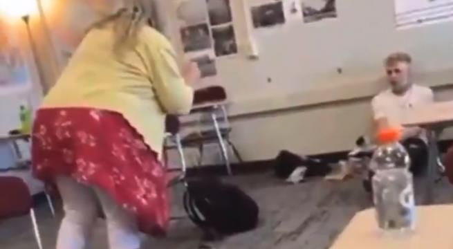 Profesora insulta a su alumno por no utilizar mascarilla en una escuela de Estados Unidos [VIDEO]