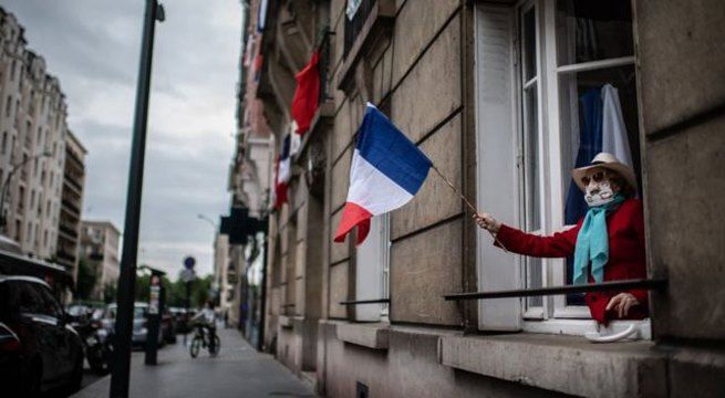 El número de enfermos por covid-19 en Francia continua en descenso