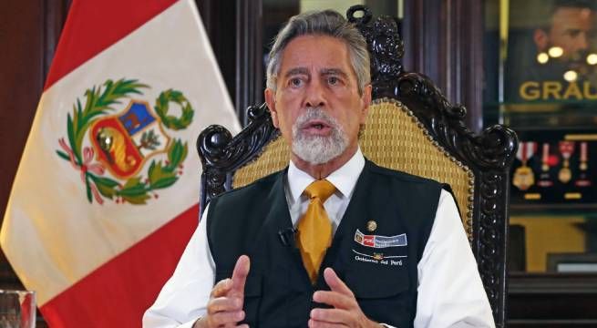 Presidente Sagasti pide respetar el resultado del proceso electoral