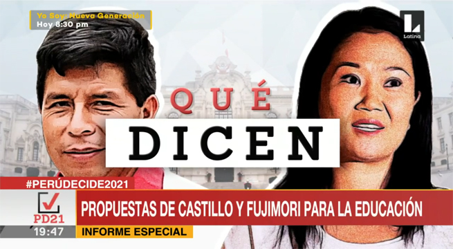 Las propuestas de Pedro Castillo y Keiko Fujimori para la educación