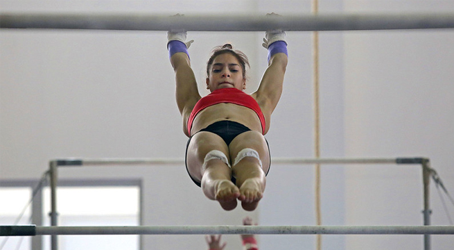 Seleccionados de gimnasia artística entrenaron en la Videna para buscar la clasificación a Tokio 2020