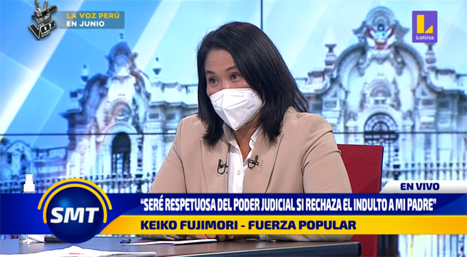 Keiko Fujimori: “Seré respetuosa del Poder Judicial si se rechaza el indulto a mi padre”