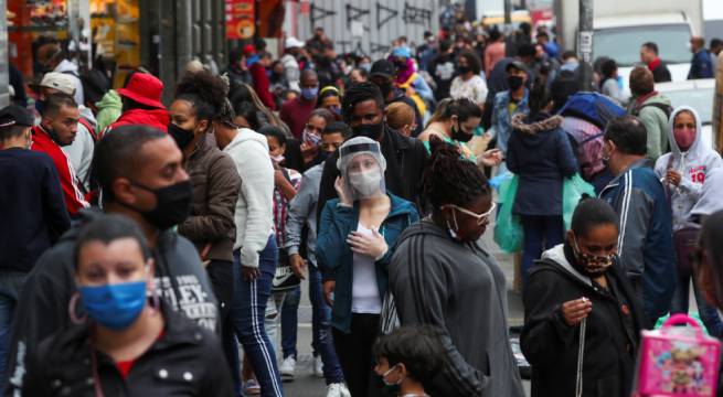 Brasil superó la marca de 18 millones de infectados por la covid-19