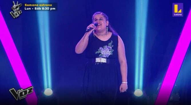 Giselli Ramírez enamoró a los entrenadores de La Voz Perú con su hermosa presentación