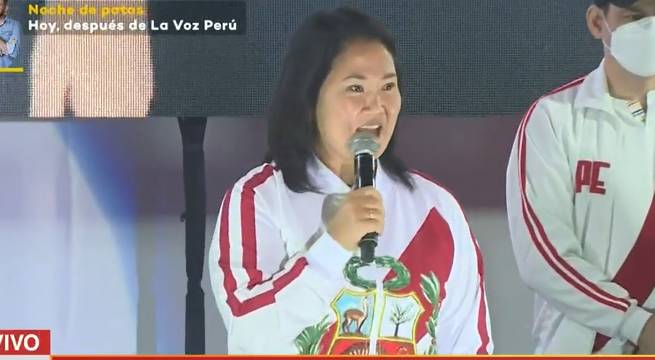 Keiko Fujimori sobre audios de Vladimiro Montesinos: 
