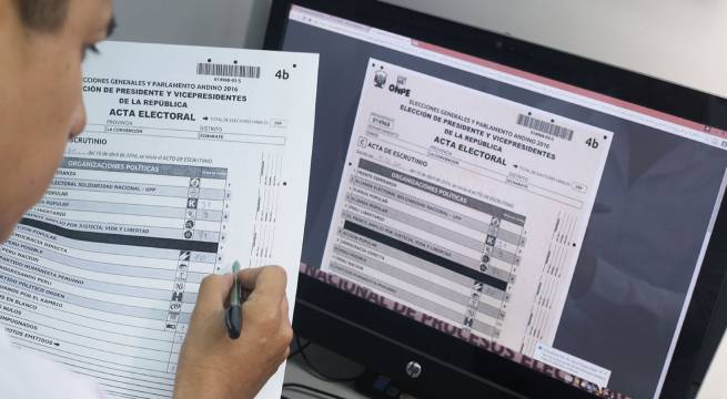 ¿Cuántos pedidos de nulidad de actas electorales hay en todo el país?