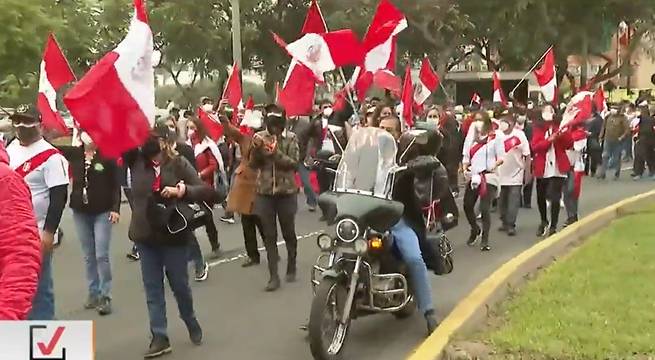 Militares y policías en retiro rechazaron pronunciamiento de Francisco Sagasti