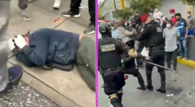 Transeúntes atrapan y dan paliza a dos delincuentes