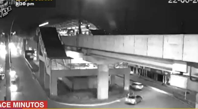 Cámaras de seguridad registraron el momento exacto del sismo de 6 grados