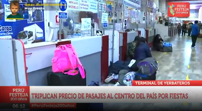 Usuarios reportan que pasajes al centro del país se triplican