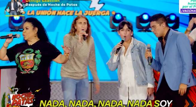 Se armó la jarana en Noche de Patas con el 'Ping pong musical'