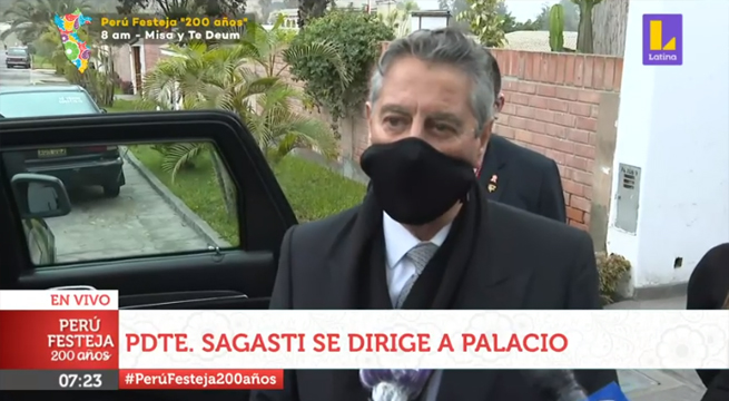 Francisco Sagasti insta a la unidad y respeto entre peruanos