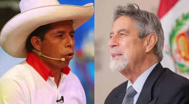 Francisco Sagasti invitó a Pedro Castillo a una reunión en Palacio de Gobierno