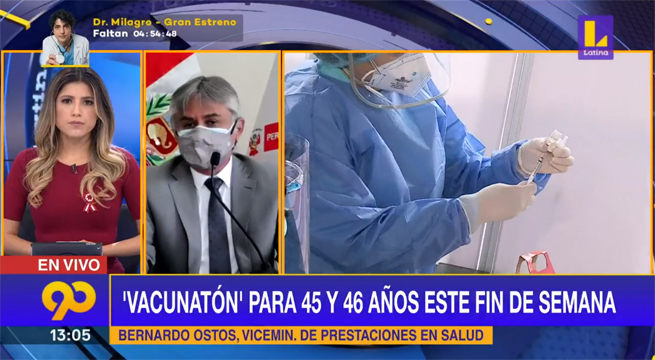 90 Mediodía: Lunes 12 de Julio