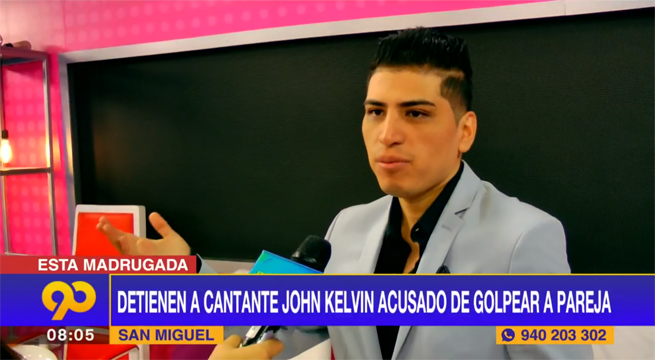 John Kelvin es detenido acusado de golpear a su esposa