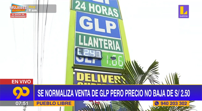 Se normaliza venta de GLP, pero el precio no baja de S/2.50