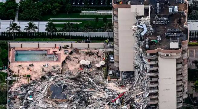 Equipos de búsqueda hallan otros dos cuerpos, cifra muertos por colapso edificio Florida sube a 20