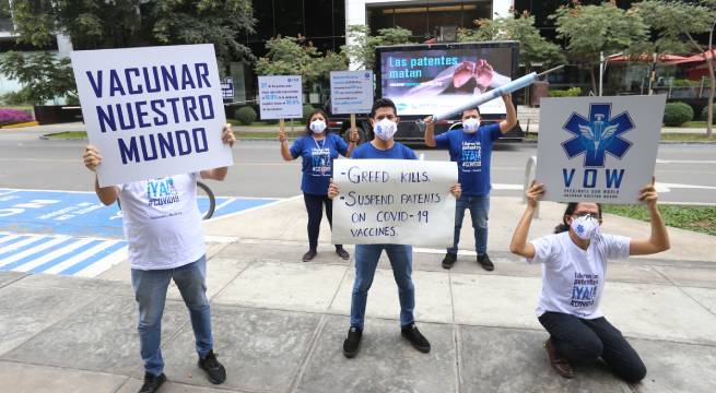 Piden que vacuna anti Covid-19 sea declarada un bien público mundial