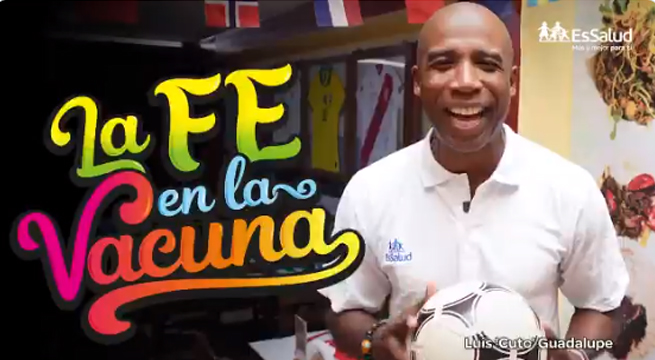Luis Guadalupe se une a campaña de Vacunatón de EsSalud