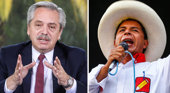Pedro Castillo: Alberto Fernández arribará al Perú para la toma de mando