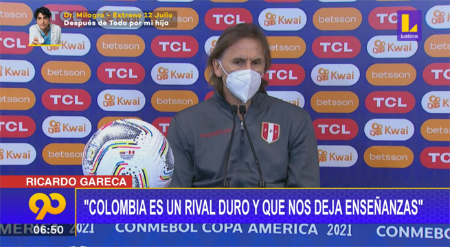 Ricardo Gareca: “No pudimos llegar a la final, pero el objetivo se cumplió”