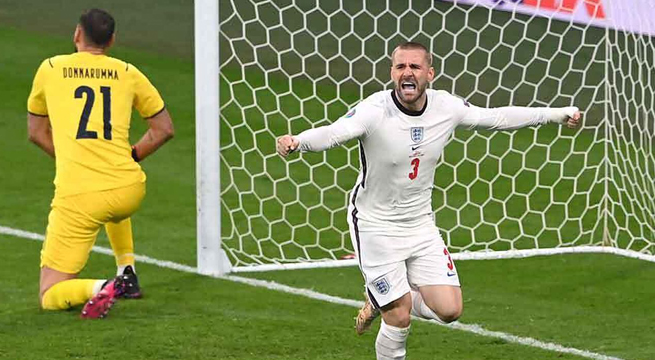 Revelan que Luke Shaw jugó la Eurocopa con las costillas rotas