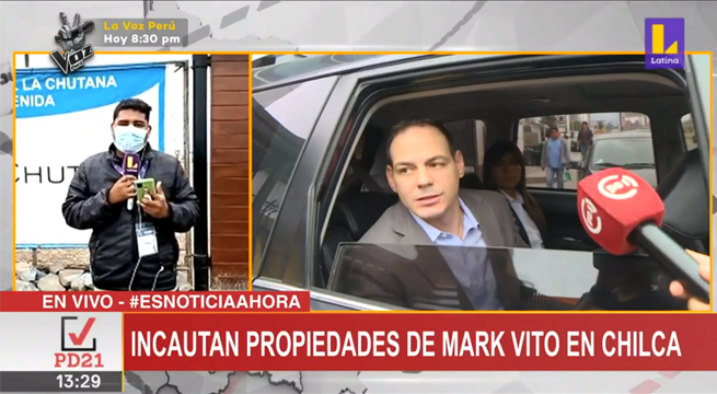 Incautan propiedades de Mark Vito en Chilca