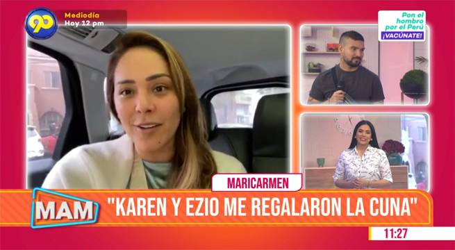 Maricarmen Marín: “Karen y Ezio me regalaron la cuna”