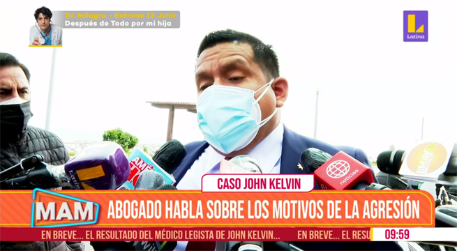 Abogado de John Kelvin habla sobre los motivos de la agresión