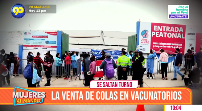 La mafia de venta de colas en los vacunatorios