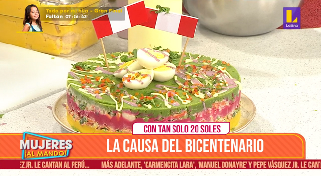 Aprende a preparar una deliciosa “causa del bicentenario” con solo 20 soles