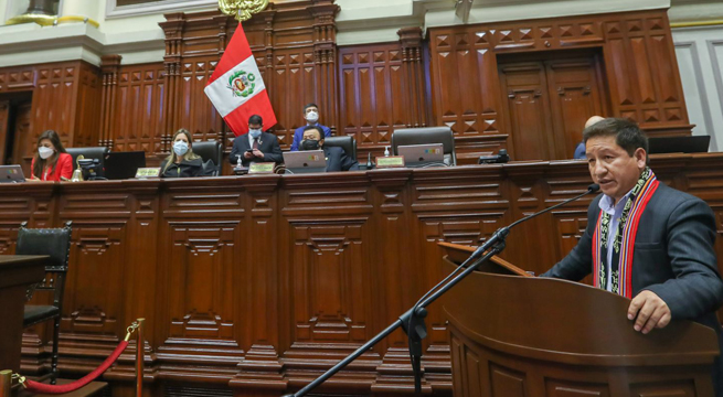 Congreso otorga el voto de confianza al Gabinete de Guido Bellido