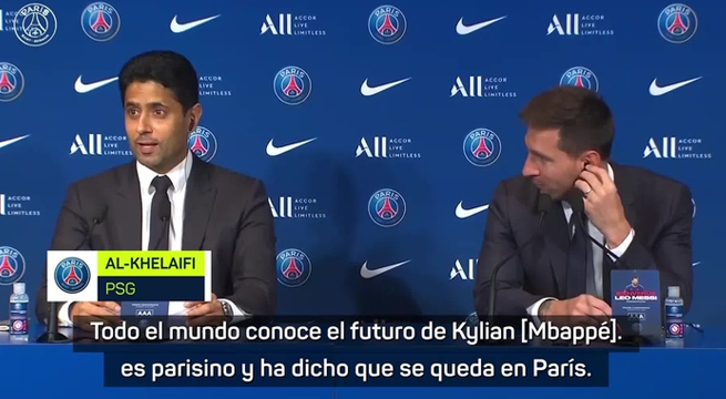 Presidente del PSG a Kylian Mbappé: 