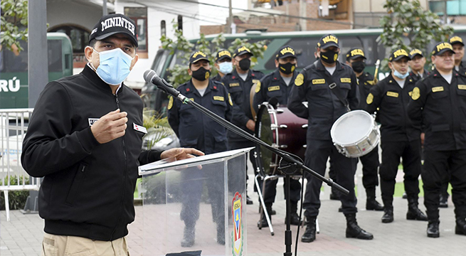 Ministro Carrasco: “Estamos en una lucha frontal contra la delincuencia porque no le tenemos miedo”